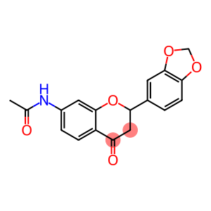 7-Acetylamino-3',4'-methylenebisoxyflavanone