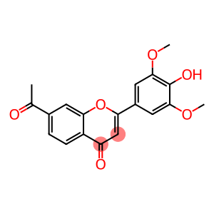 7-Acetyl-4'-hydroxy-3',5'-dimethoxyflavone