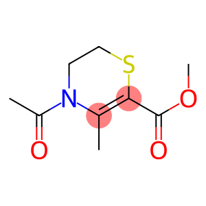 4-Acetyl-5,6-dihydro-3-methyl-4H-1,4-thiazine-2-carboxylic acid methyl ester