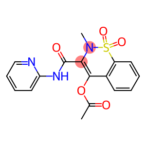 4-(Acetyloxy)-2-methyl-N-(2-pyridyl)-2H-1,2-benzothiazine-3-carboxamide 1,1-dioxide