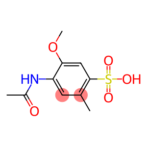 4-(Acetylamino)-5-methoxy-2-methylbenzenesulfonic acid