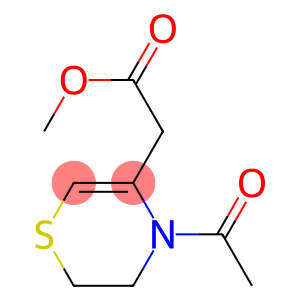 4-Acetyl-5,6-dihydro-4H-1,4-thiazine-3-acetic acid methyl ester