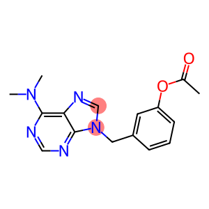 9-(3-Acetyloxybenzyl)-N,N-dimethyl-9H-purin-6-amine