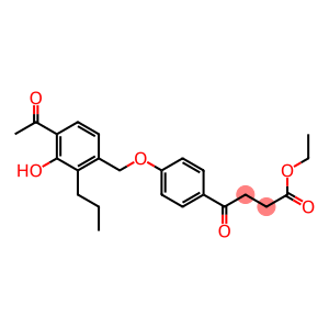 4-[4-(4-Acetyl-3-hydroxy-2-propylbenzyloxy)phenyl]-4-oxobutyric acid ethyl ester