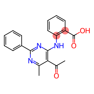 2-[(5-Acetyl-2-phenyl-6-methylpyrimidin-4-yl)amino]benzoic acid