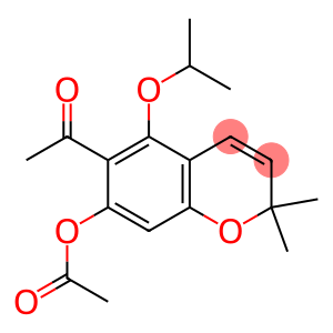 6-Acetyl-7-acetoxy-5-(isopropyloxy)-2,2-dimethyl-2H-1-benzopyran