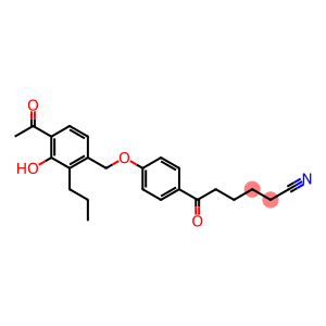 6-[4-(4-Acetyl-3-hydroxy-2-propylbenzyloxy)phenyl]-6-oxohexanenitrile