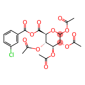 Acetyl 2-O,3-O,4-O-triacetyl-6-O-(3-chlorobenzoyl)-D-glucopyranosiduronic acid