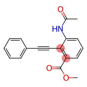 3-Acetylamino-2-(phenylethynyl)benzoic acid methyl ester