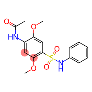 4-Acetylamino-2,5-dimethoxybenzenesulfonanilide