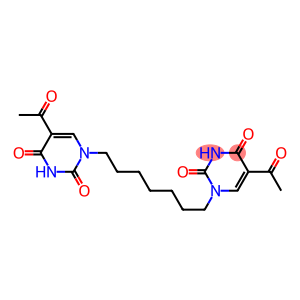 5-acetyl-1-[7-(5-acetyl-2,4-dioxo-3,4-dihydropyrimidin-1(2H)-yl)heptyl]pyrimidine-2,4(1H,3H)-dione