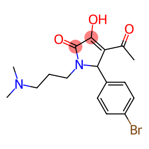 4-acetyl-5-(4-bromophenyl)-1-[3-(dimethylamino)propyl]-3-hydroxy-1,5-dihydro-2H-pyrrol-2-one