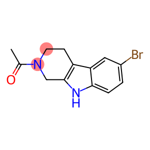 2-acetyl-6-bromo-2,3,4,9-tetrahydro-1H-beta-carboline