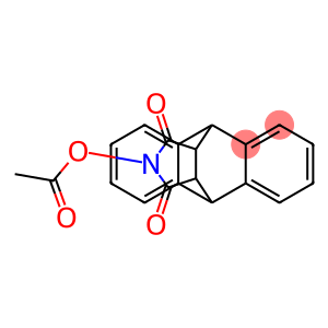 17-(acetyloxy)-17-azapentacyclo[6.6.5.0~2,7~.0~9,14~.0~15,19~]nonadeca-2,4,6,9,11,13-hexaene-16,18-dione