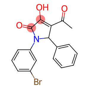 4-acetyl-1-(3-bromophenyl)-3-hydroxy-5-phenyl-1,5-dihydro-2H-pyrrol-2-one