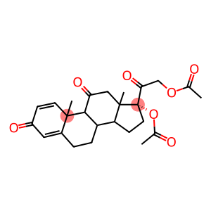 17-(acetyloxy)-3,11,20-trioxopregna-1,4-dien-21-yl acetate