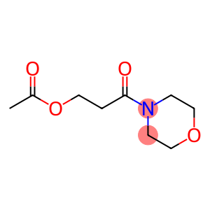 Acetic acid 3-oxo-3-morpholinopropyl ester