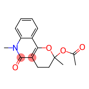 2-Acetoxy-2,6-dimethyl-3,4-dihydro-2H-pyrano[3,2-c]quinolin-5(6H)-one