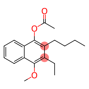 1-Acetoxy-2-butyl-3-ethyl-4-methoxynaphthalene