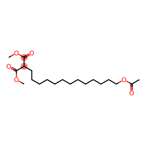 (13-Acetoxytridecyl)malonic acid dimethyl ester