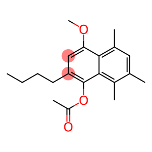 1-Acetoxy-2-butyl-4-methoxy-5-methyl-7-methyl-8-methylnaphthalene