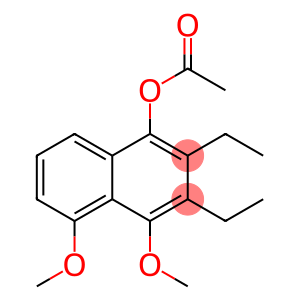 1-Acetoxy-2-ethyl-3-ethyl-4-methoxy-5-methoxynaphthalene