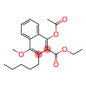 1-Acetoxy-2-(ethoxycarbonyl)-3-pentyl-4-methoxynaphthalene