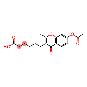 6-(7-Acetoxy-2-methyl-4-oxo-4H-1-benzopyran-3-yl)hexanoic acid