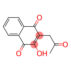 2-Acetonyl-3-hydroxy-1,4-naphthoquinone