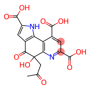 5-Acetonyl-4,5-dihydro-5-hydroxy-4-oxo-1H-pyrrolo[2,3-f]quinoline-2,7,9-tricarboxylic acid