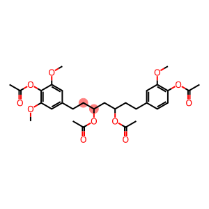 1-(4-Acetoxy-3,5-dimethoxyphenyl)-7-(4-acetoxy-3-methoxyphenyl)heptane-3,5-diol diacetate