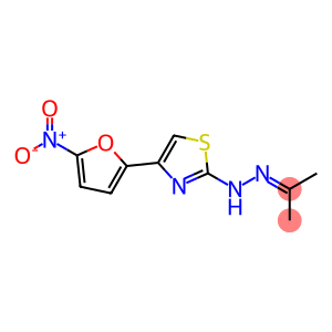 ACETONE(4-(5-NITRO-2-FURYL)-2-THIAZOLYL)HYDRAZONE