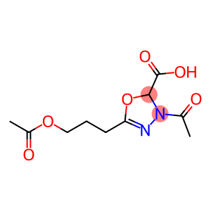 5-(3-ACETOXYPROPYL)-3-ACETYL-2,3-DIHYDRO-1,3,4-OXADIAZOLE-2-CARBOXYLIC ACID