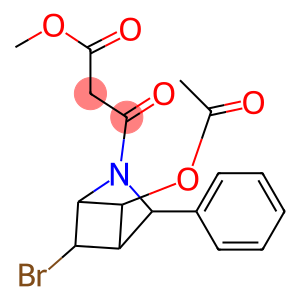 3-(5-ACETOXY-6-BROMO-3-PHENYL-2-AZA-BICYCLO[2.1.1]HEX-2-YL)-3-OXO-PROPIONIC ACID METHYL ESTER