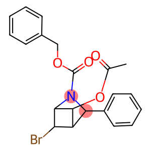 5-ACETOXY-6-BROMO-3-PHENYL-2-AZA-BI-CYCLO[2.1.1]HEXANE-2-CARBOXYLIC ACID BENZYL ESTER