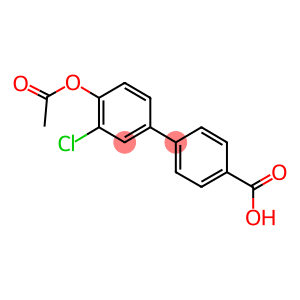 4'-ACETOXY-3'-CHLORO-BIPHENYL-4-CARBOXYLIC ACID