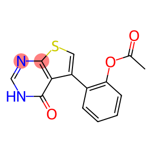 5-(Acetoxyphenyl)thieno[2,3-d]pyriMidin-4-one, 97%