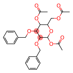 6-(acetoxyMethyl)-3,4-bis(benzyloxy)tetrahydro-2H-pyran-2,5-diyl diacetate