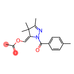 Acetic acid [[2-(4-methylbenzoyl)-4,4,5-trimethyl-3,4-dihydro-2H-pyrazol]-3-ylidene]methyl ester