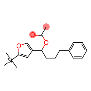 Acetic acid 1-[5-(trimethylsilyl)-3-furyl]-4-phenylbutyl ester
