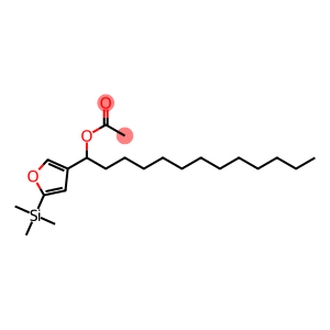 Acetic acid 1-[5-(trimethylsilyl)-3-furyl]tridecyl ester