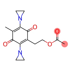 Acetic acid 2-[2,5-bis(1-aziridinyl)-3,6-dioxo-4-methyl-1,4-cyclohexadienyl]ethyl ester