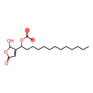 Acetic acid 1-[(2,5-dihydro-2-hydroxy-5-oxofuran)-3-yl]tridecyl ester