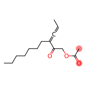 Acetic acid 3-(1-propenylidene)-2-oxodecyl ester