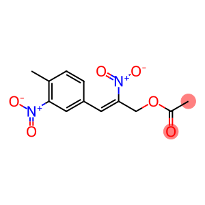 Acetic acid 2-nitro-3-[4-methyl-3-nitrophenyl]-2-propenyl ester