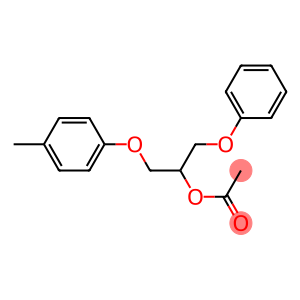 Acetic acid 1-(phenoxymethyl)-2-(4-methylphenoxy)ethyl ester