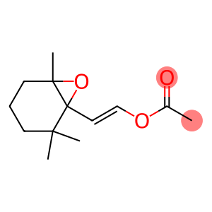 Acetic acid 2-(2,2,6-trimethyl-7-oxabicyclo[4.1.0]heptan-1-yl)vinyl ester