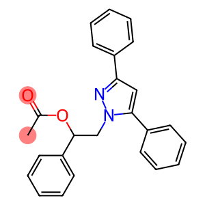 Acetic acid [1-phenyl-2-(3,5-diphenyl-1H-pyrazol-1-yl)ethyl] ester