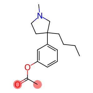 Acetic acid 3-(3-butyl-1-methyl-3-pyrrolidinyl)phenyl ester