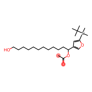 Acetic acid 1-[5-(tert-butyldimethylsilyl)-3-furyl]-12-hydroxydodecyl ester